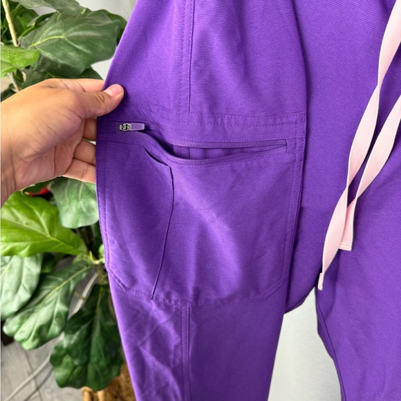 Figs Yola Skinny Scrub Pants Ultra Violet XXL TALL - Picture 4 of 7